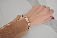Cargar imagen en el visor de la galería, Pulsera Italiana Dorado Rosa