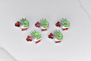 Charms ( Pin ) Grinch para Correa de silicon