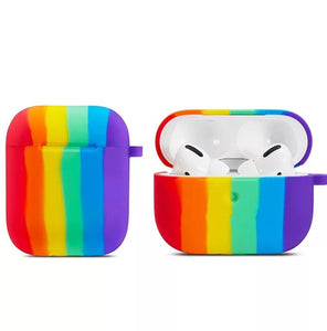 Funda Compatible Con AirPods Pro (Arcoiris)