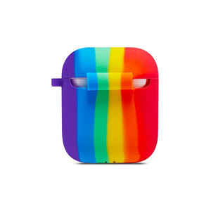 Funda Protector Compatible Con AirPods (Arcoiris)