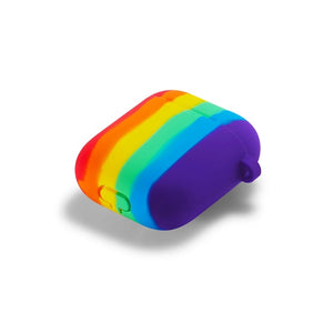 Funda Protector Compatible Con AirPods (Arcoiris)