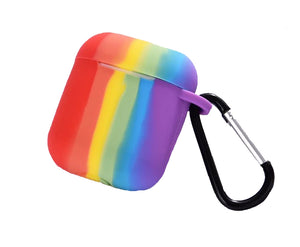 Funda Protector Compatible Con AirPods (Arcoiris)