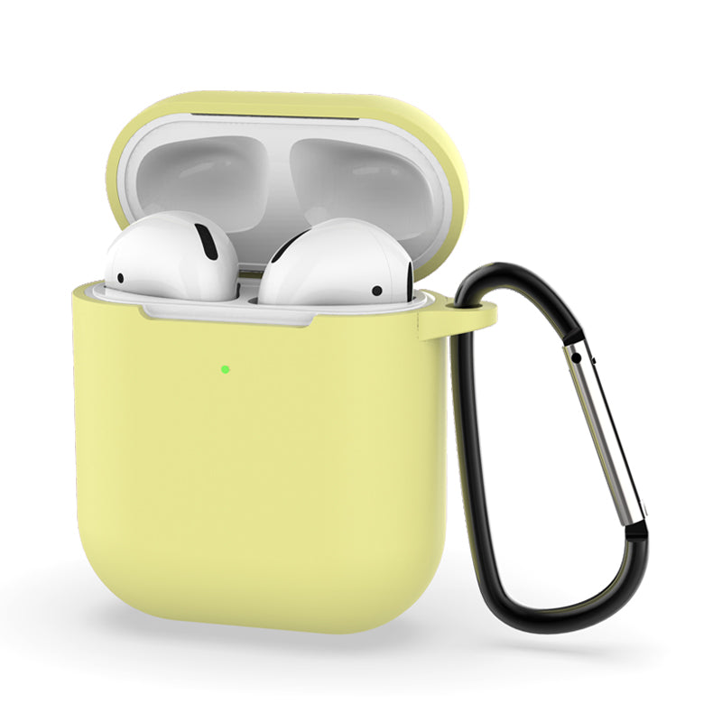 Funda Protector Compatible Con AirPods (Amarillo)