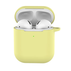 Funda Protector Compatible Con AirPods (Amarillo)