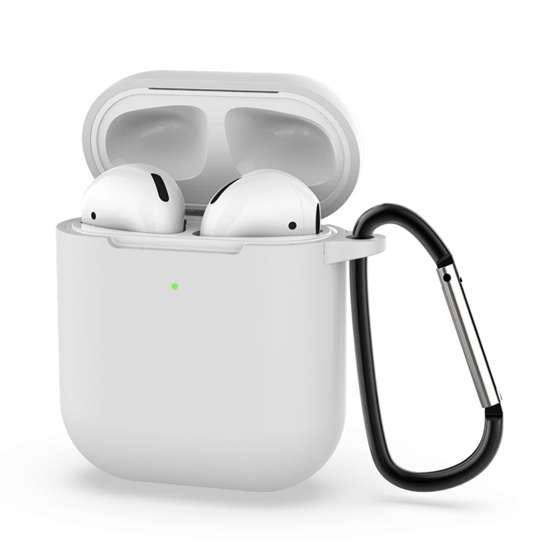 Funda Protector Compatible Con AirPods (Blanco)