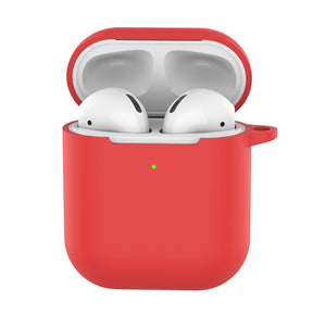 Funda Protector Compatible Con AirPods (Rojo)