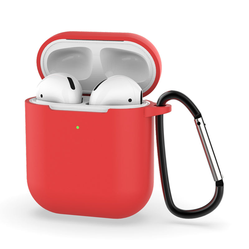 Funda Protector Compatible Con AirPods (Rojo)