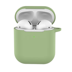 Funda Protector Compatible Con AirPods (Verde Seco)